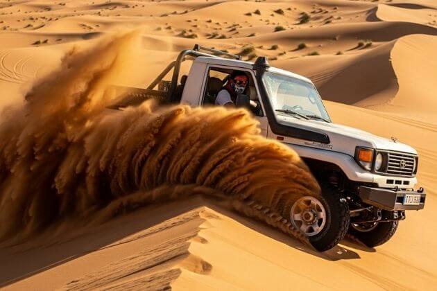 Dune Bashing in a 4x4