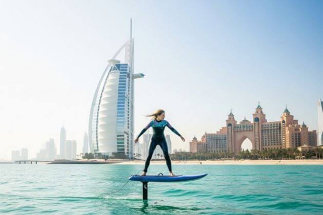 E-Foil Surfboarding in Jumeirah