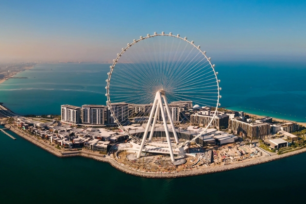 Ain Dubai, the world’s tallest observation wheel, standing tall against the Dubai skyline.