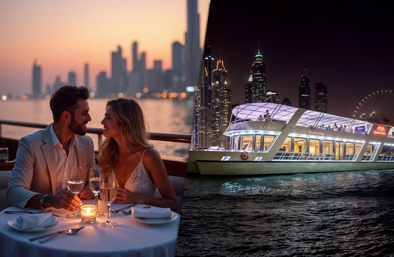 Romantic Dinner at Dubai Marina with Night views