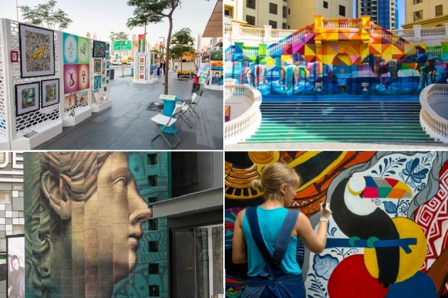 Colorful walls in City Walk