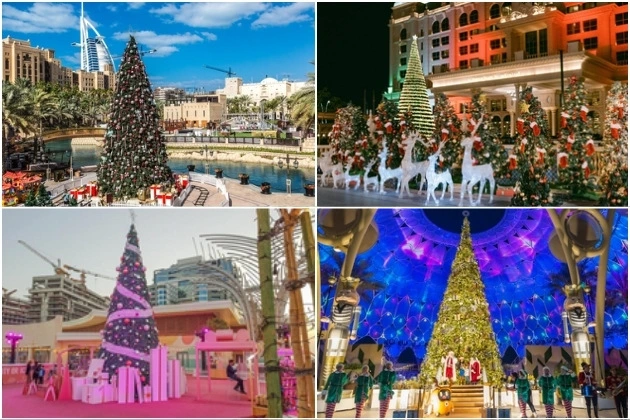 Dubai Christmas markets festive shopping vibe