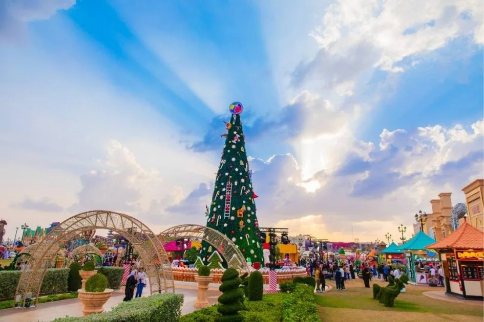 Global Village Christmas celebration cultural twist