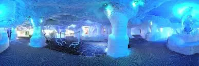 Discovering magical formations inside the ice caveice cave