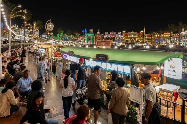 Variety of world foods at Dubai eateries