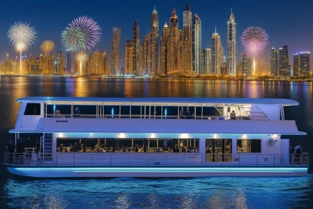 Relaxing Royal Dhow cruise Dubai Marina & Palm views