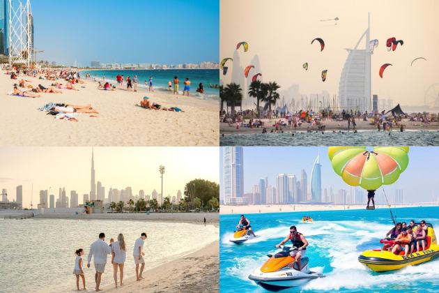 JBR Beach vs Kite Beach in Dubai for swimming, beach facilities and family activities